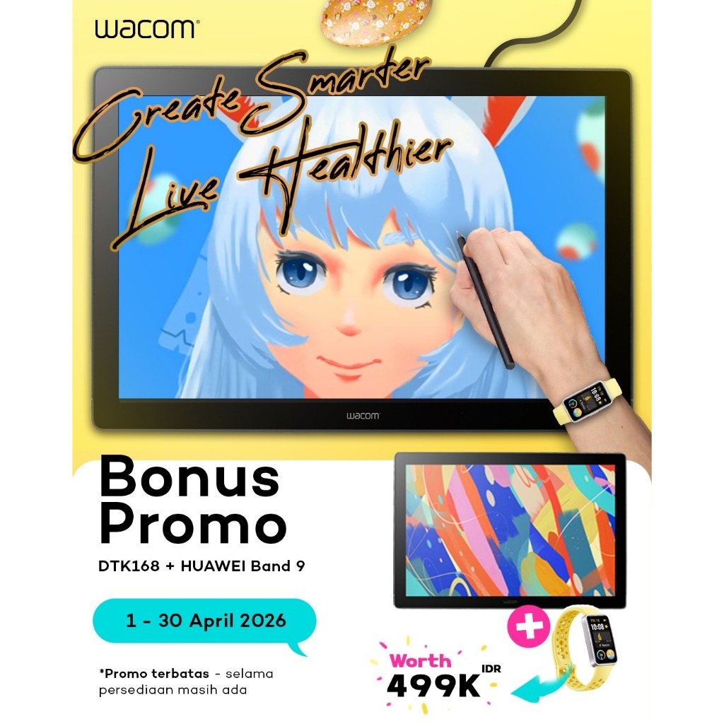 WACOM Cintiq 16 Pen Display Tablet Pro Pen 3 DTK-168