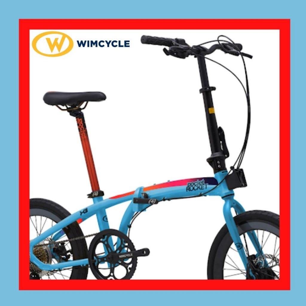 SEPEDA LIPAT 20 WIMCYCLE FOLDING POCKET ROCKET X3