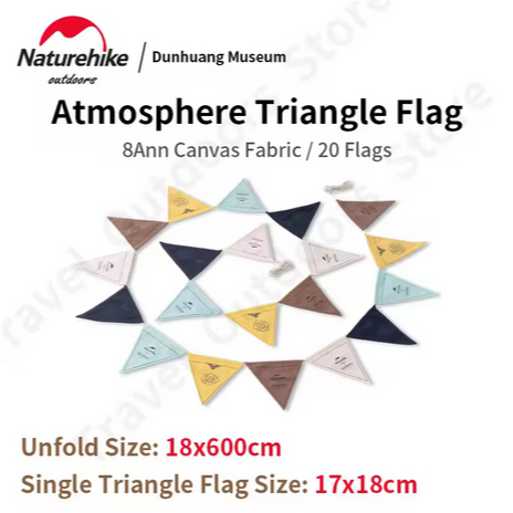 CAMPING PENNANT NATUREHIKE NH20PJ119 - BENDERA DEKORASI TENDA CAMPING