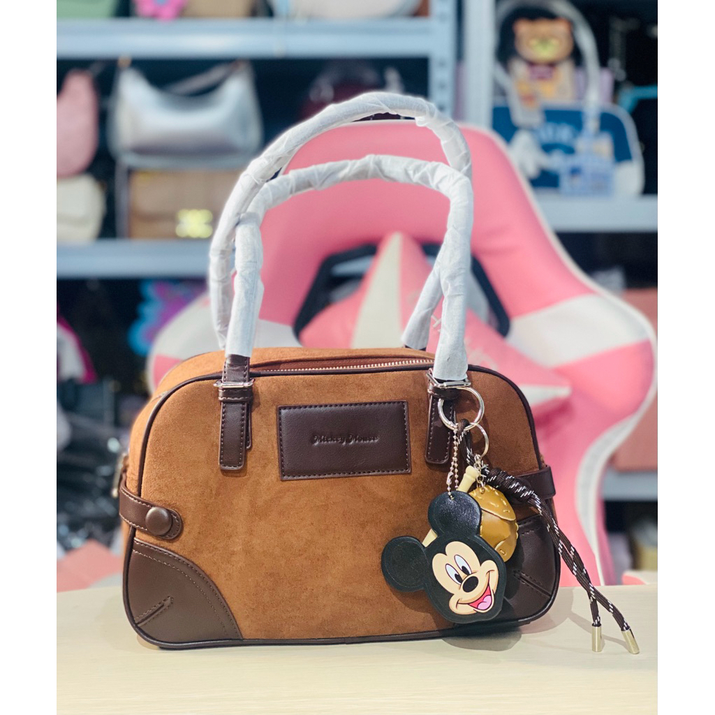DISNEY SUEDE SPEEDY - Tas Wanita Import