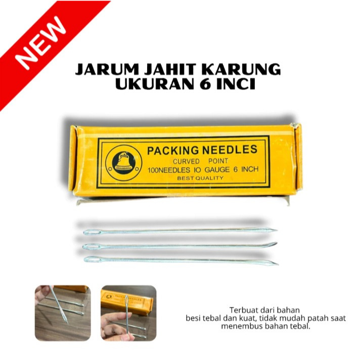 Jarum Jahit Ecer/Jarum Jahit Karung/Jarum Karung Murah