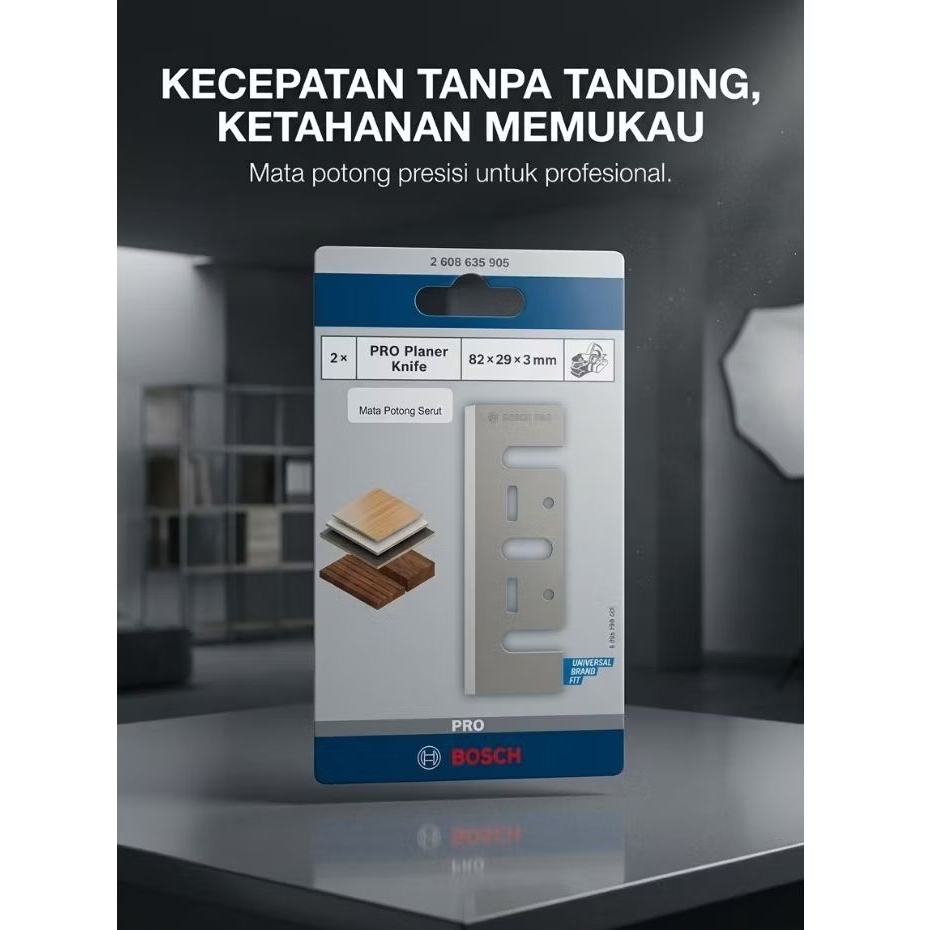 mata serut/ mata ketam kayu bosch 82x29x3 mm