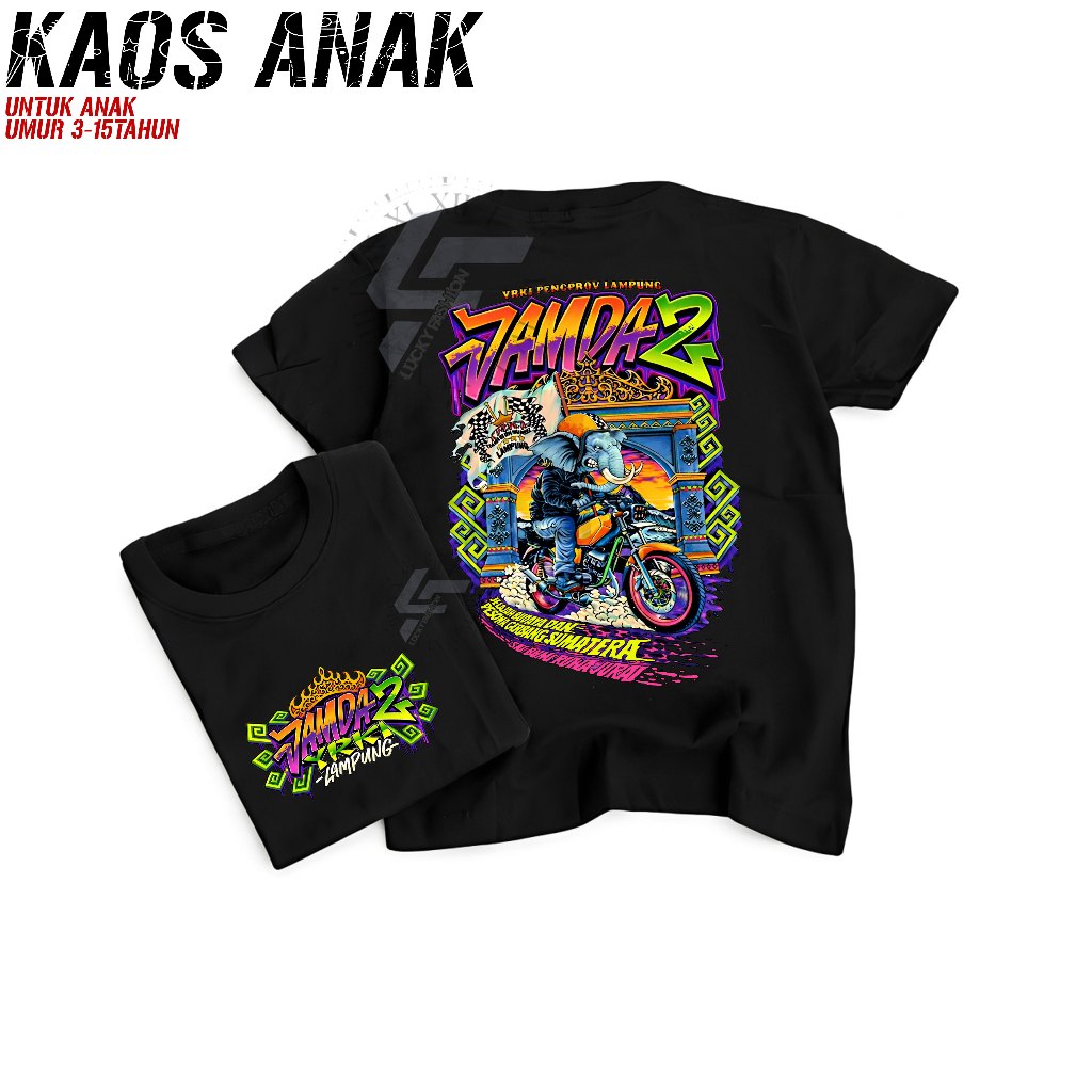 T-SHIRT ANAK JAMDA 2 YRKI PENGPROV LAMPUNG YRKI UYYE.