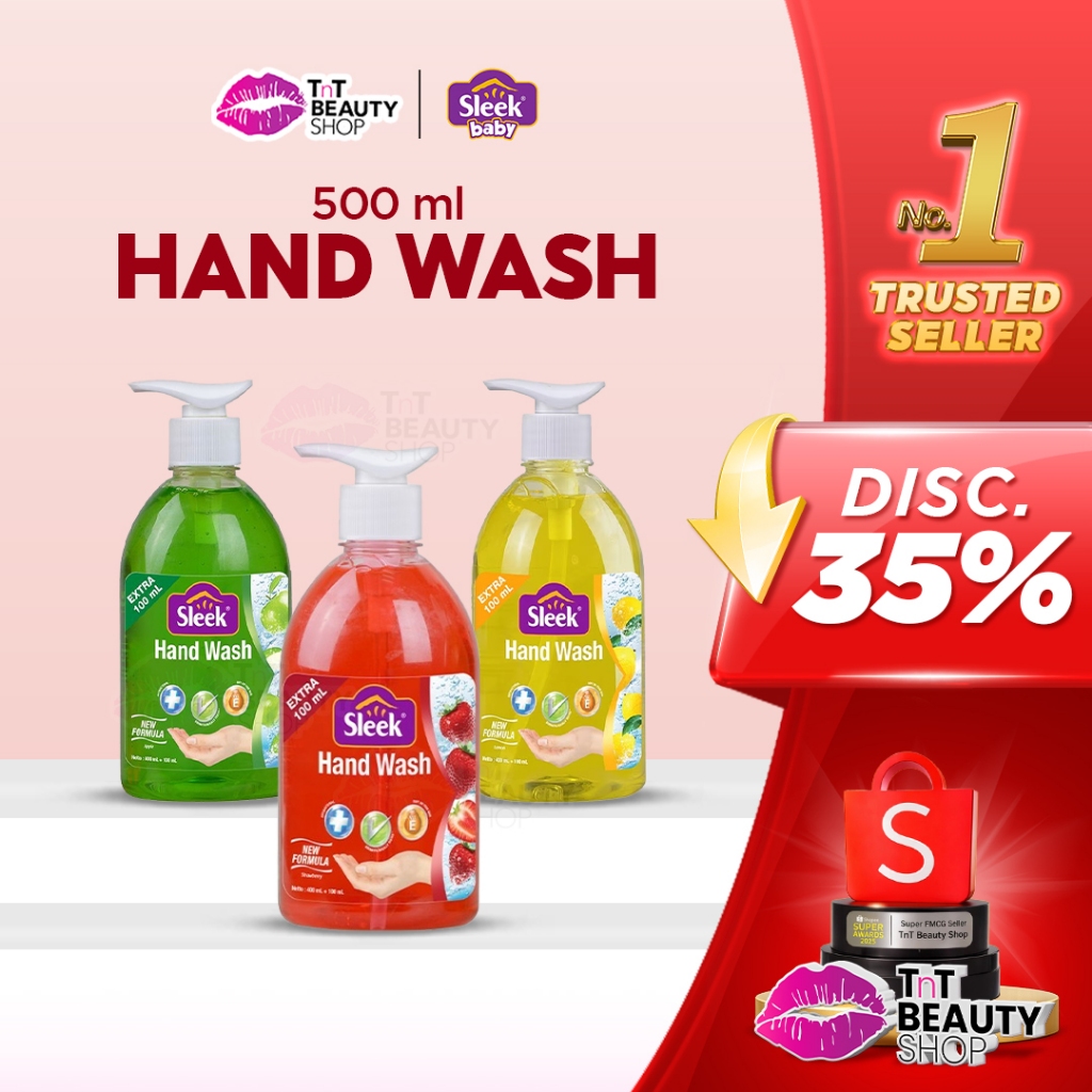 Sleek Hand Wash Sabun Cuci Tangan Sleek Hand Wash 500ml | TnT Beauty Shop