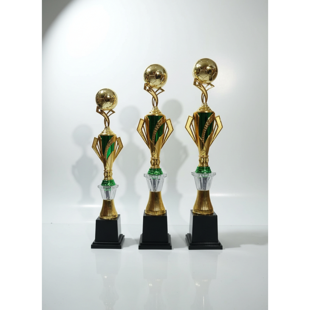 Piala Set  Juara 123 Olah Raga Sepak Bola/Futsal Body HIJAU Bisa Satuan