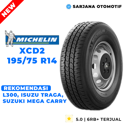 Ban Traga L300 Michelin XCD2 195/75 R14 Muatan Berat