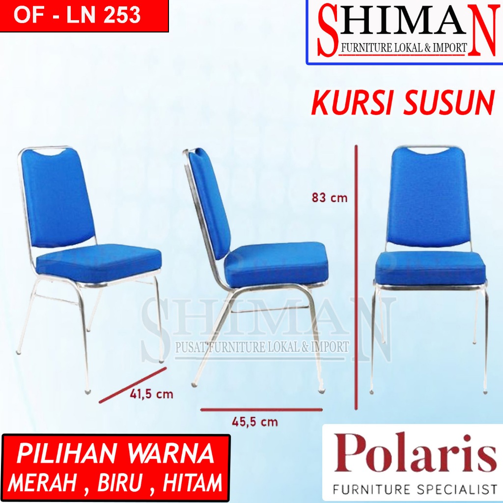 Kursi Susun Pipa Oval POLARIS | Kursi Pesta Pipa Oval