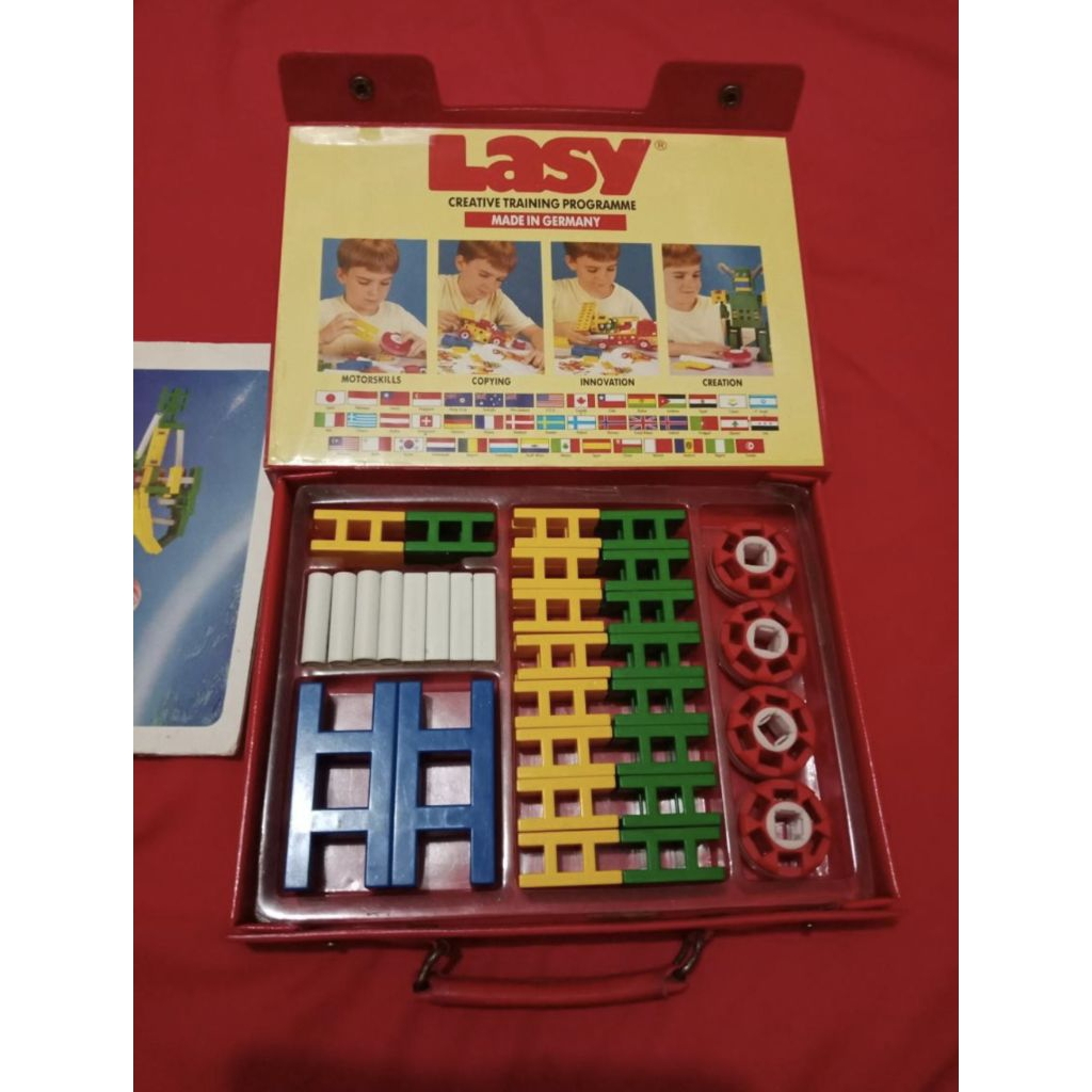 Lasy block L100 Educational Toys Vintage Original Made in Germany Collector Item