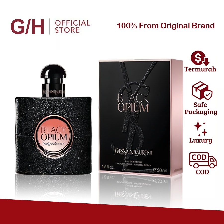 [ 100% Original ] Ysl Black Opium Eau De Parfum Spray For Women 90ML