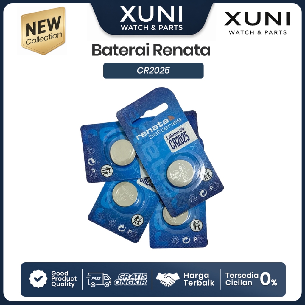 Baterai RENATA CR2025 CR 2025 Battery RENATA CR2025 CR 2025 Batre RENATA CR2025 CR 2025