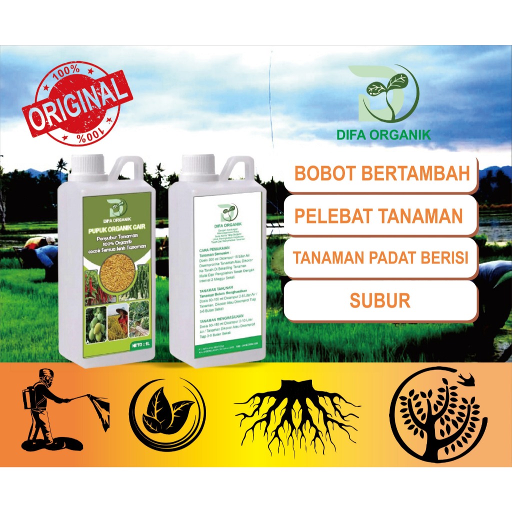 DIFA ORGANIK PUPUK ORGANIK CAIR 1 LITER