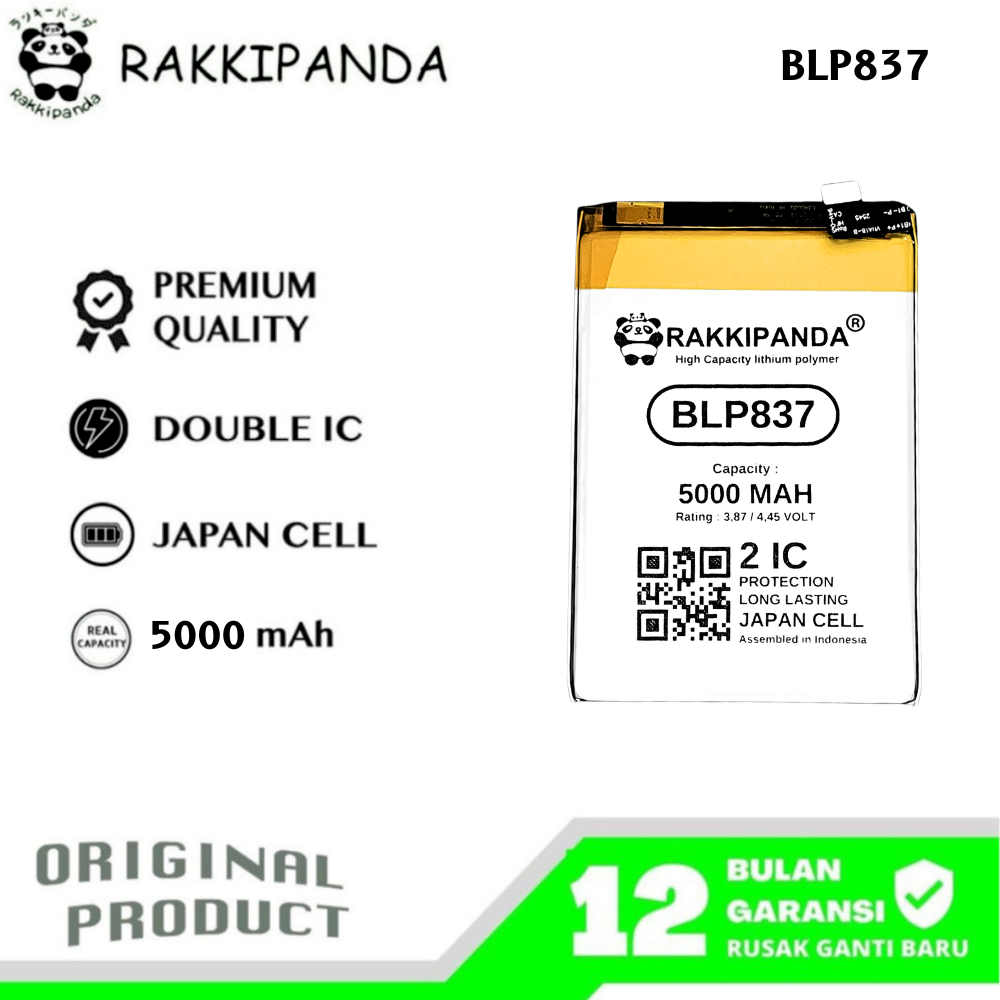 RakkiPanda - BLP837 Realme 8 Pro / Realme 9 Pro Plus Batre Batrai Baterai