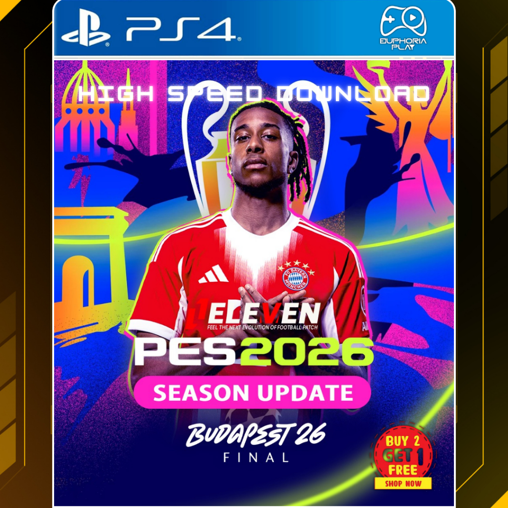 EFOOTBALL PES 2026 ELEVEN PATCH WINTER SEASON  - Game PS4 HEN Digital (Format PKG)| Full Update REV.