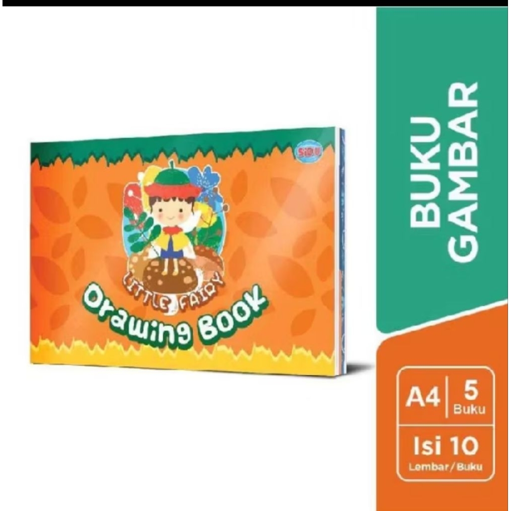 Buku Gambar SIDU A4 1 Pack Isi 5 Buku