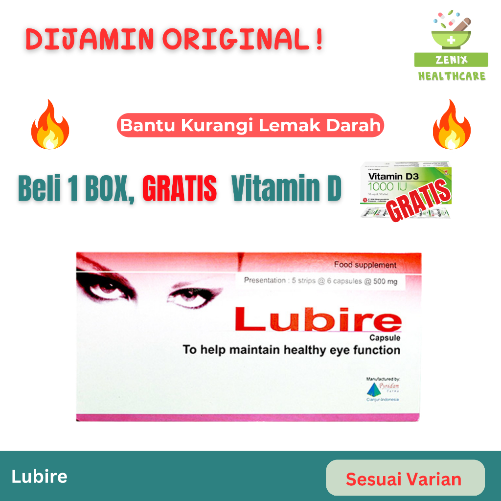 Lubire Kapsul | Vitamin Mata |  | Mata Sehat & Penglihatan Jelas