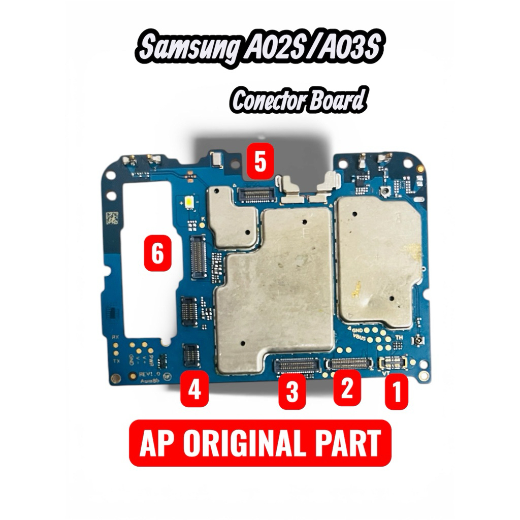 KONECTOR LCD SAMSUNG A02S/A03S Con Batrei,kamera 100% Original Copotan
