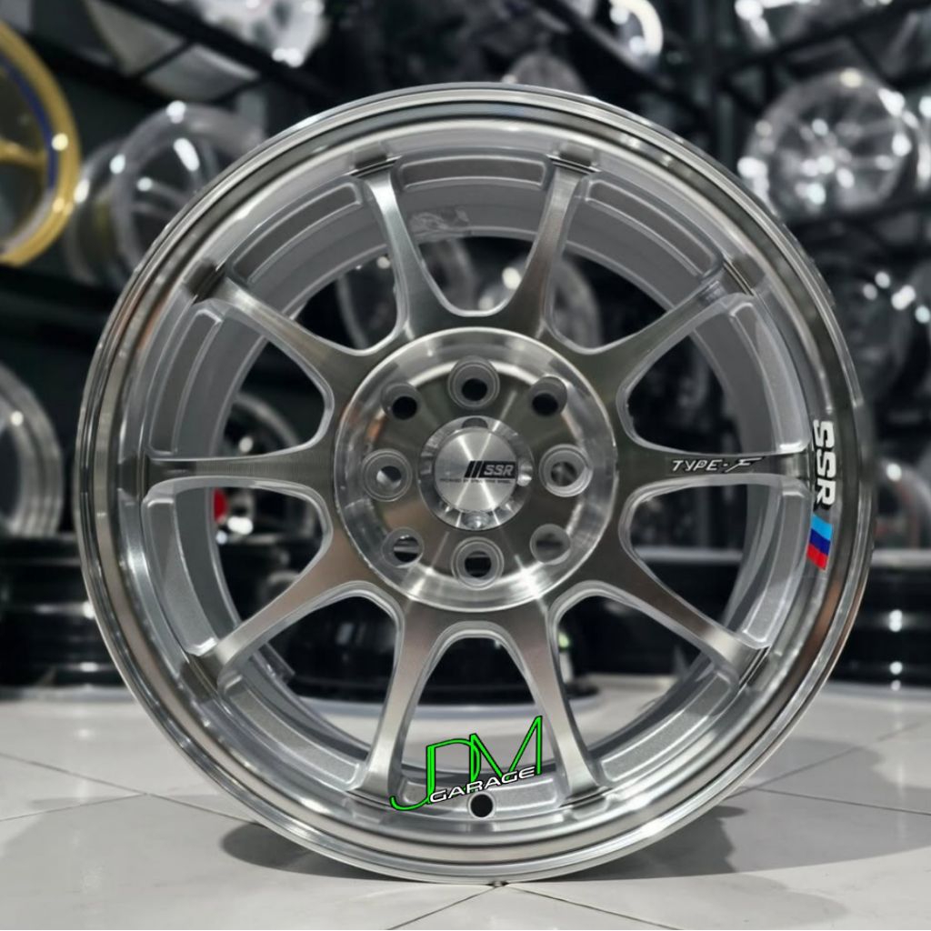 velg SSR TYPE F ring 15 lebar 6,5 et 40 velg racing r15 velg mobil Avanza Xenia Livina Wuling binguo