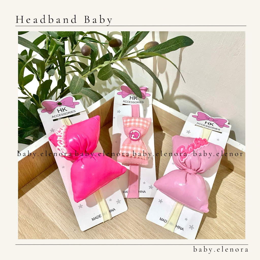 Bandana bayi barbie/headband bayi barbie/bando bayi