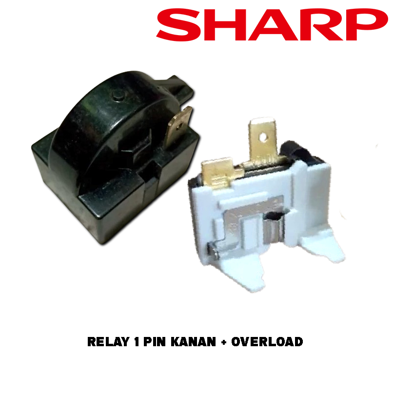 Relay Ptc Overload Kulkas Sharp 1 pintu