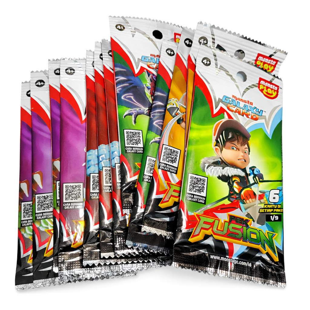 Pek Fusion Indonesia Ori - Kartu Boboiboy Monsta Galaxy Card