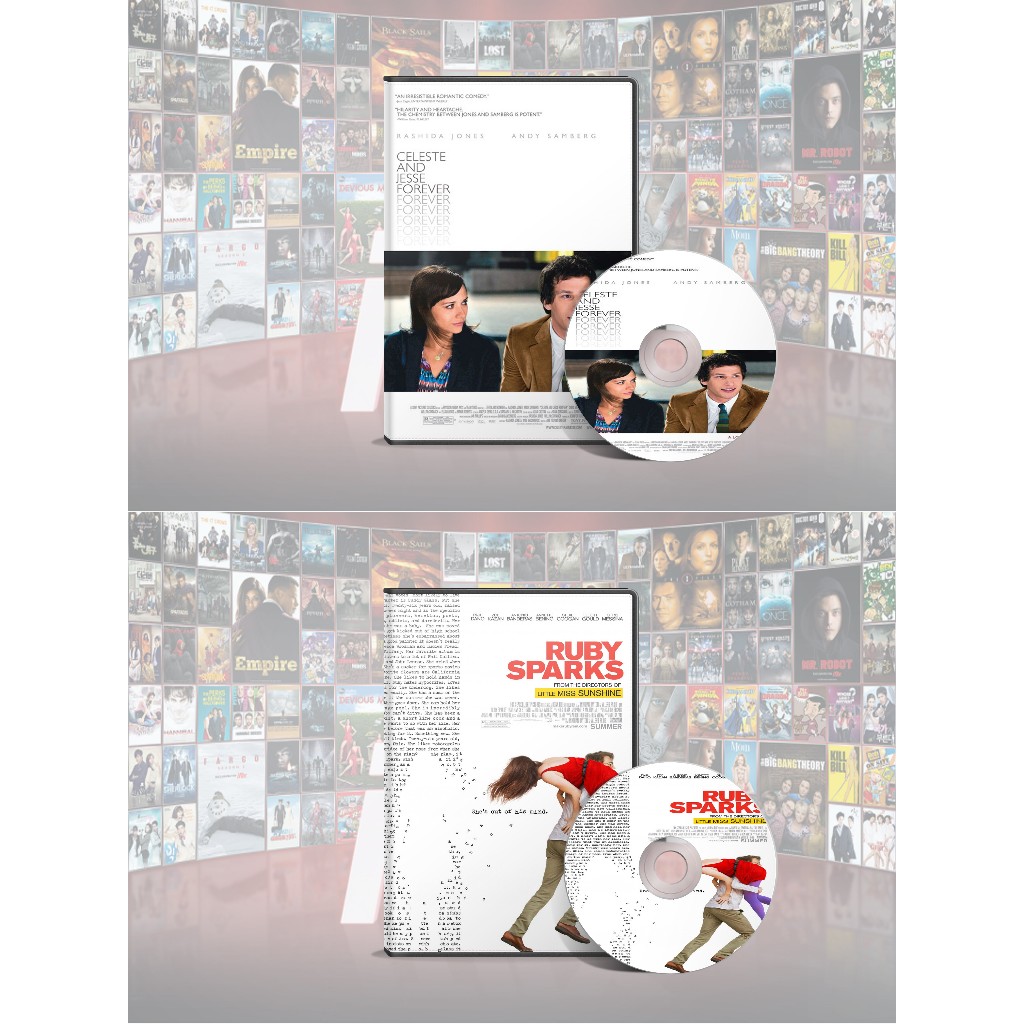 DVD Celeste And Jesse Forever (2012) + DVD Ruby Sparks (2012)