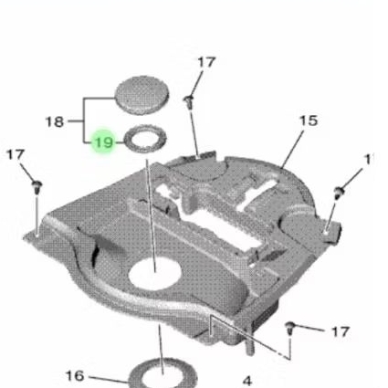 Karet seal sil tutup tangki tank bensin seal karet tanki untuk semua kereta yamaha Vega R Jupiter z 