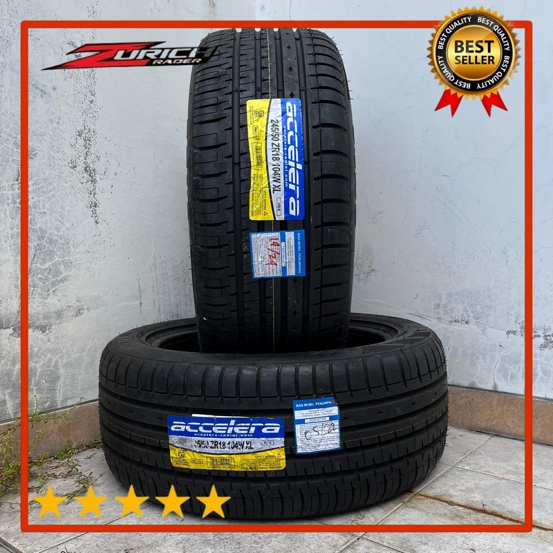 Ban Mobil 245 50 R18 Merek Accelera Phi-R Ukuran 245/50 R18 Tubles