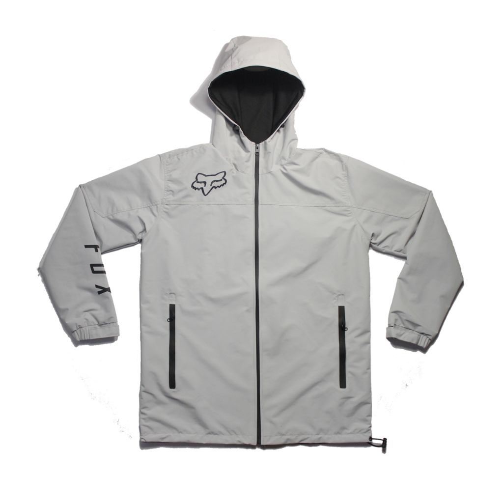 JAKET FOX RACING MOTOCROSS ABU-ABU GREY JAKET ANTI AIR JAKET WATERPROFF FOX RACING ABU-ABU GREY