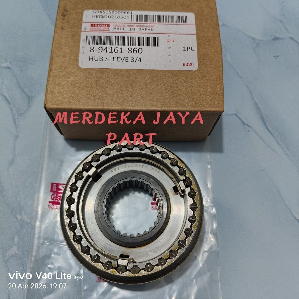 HUB SLEEVE GEAR TRANMISI GIGI 3/4 ISUZU PANTHER 2.5 JAPAN
