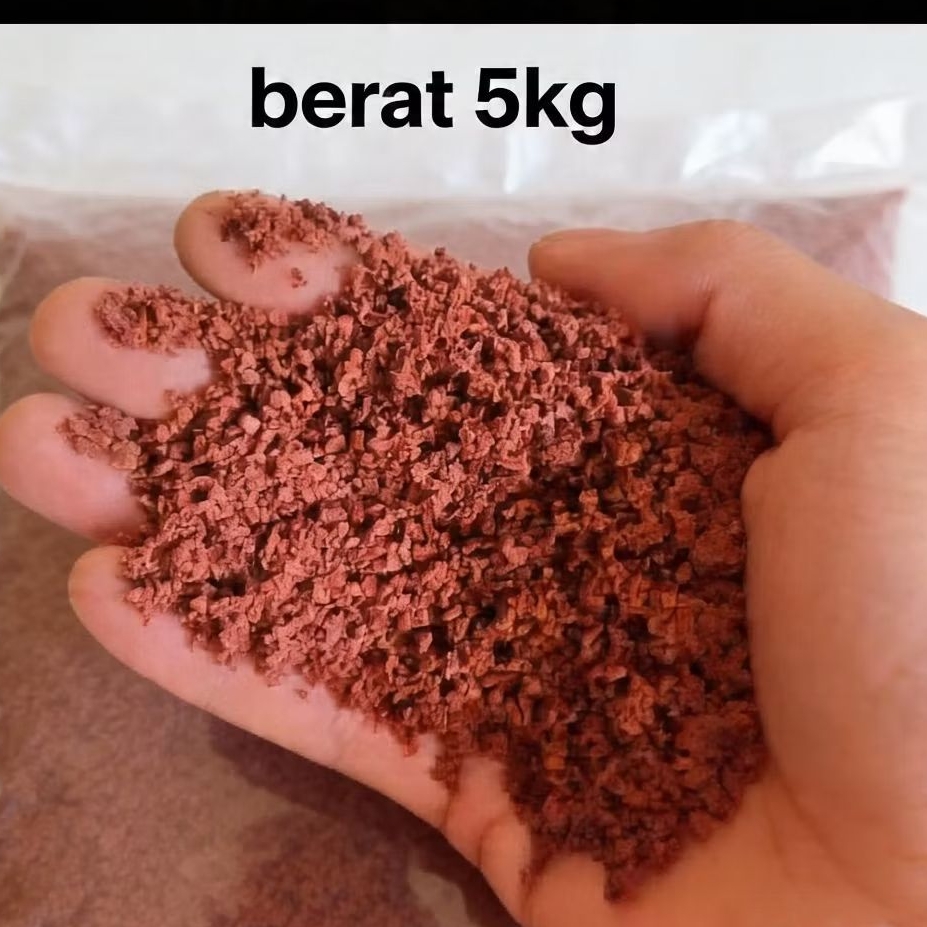 5kg fulll merah no 1/Pasir malang merah halus /Pasir malang merah halus 5 kg/Pasir malang merah red 