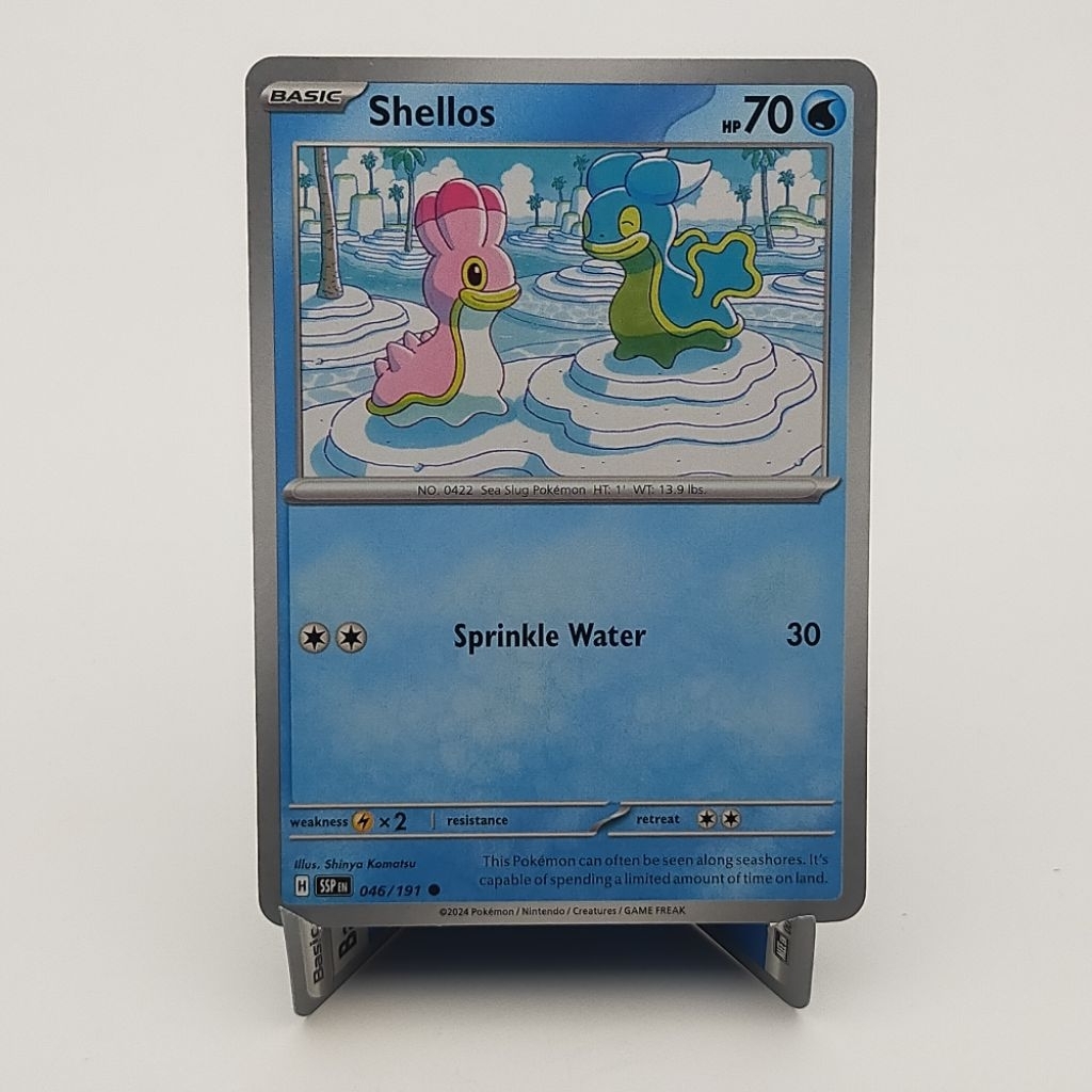 Kartu TCG Pokemon EN Original Shellos SSP 046/191