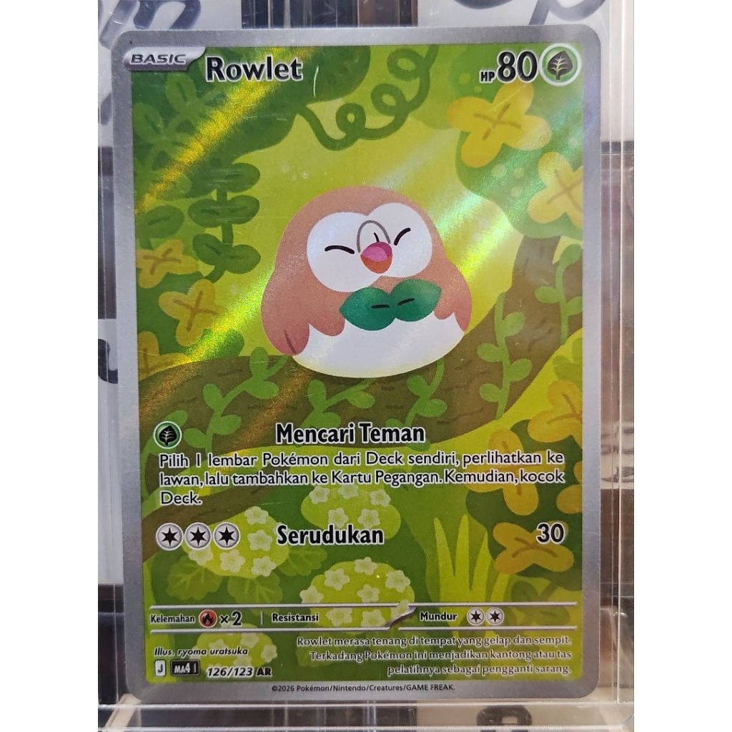 tcg card original pokemon (ROWLET)