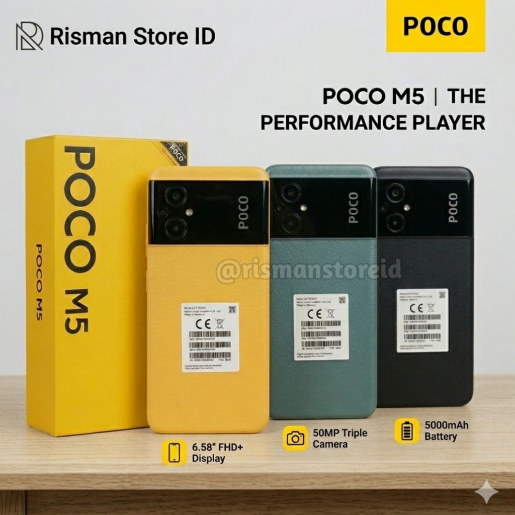 Poco M5 Fullset Second