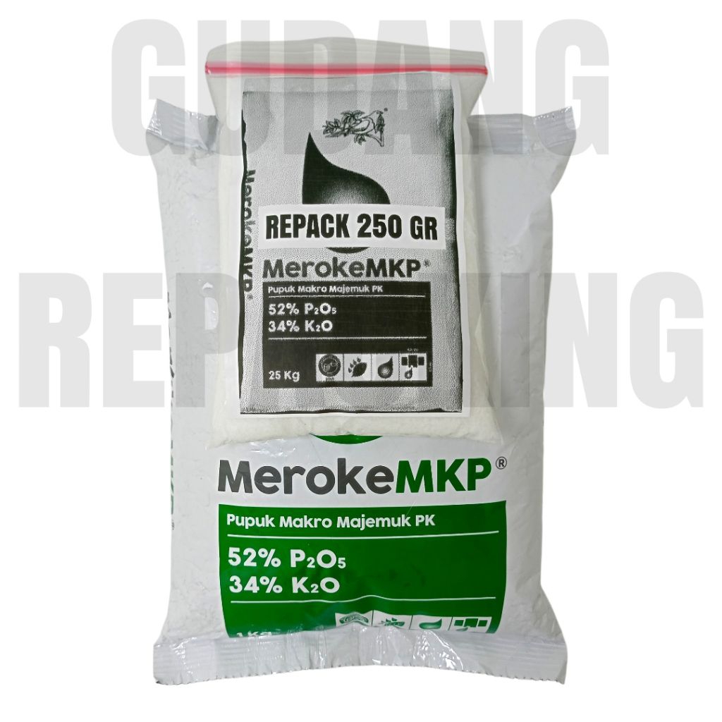 Pupuk MKP Meroke Kemasan REPACK 250 GR - ORIGINAL By Gudang Repacking