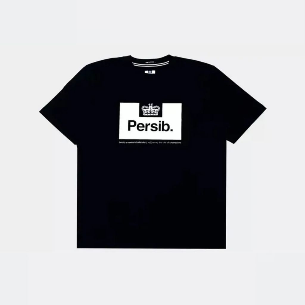 T-SHIRT WEEKEND OFFENDER X PERSIB CITY SERIES BLACK ORIGINAL 100%