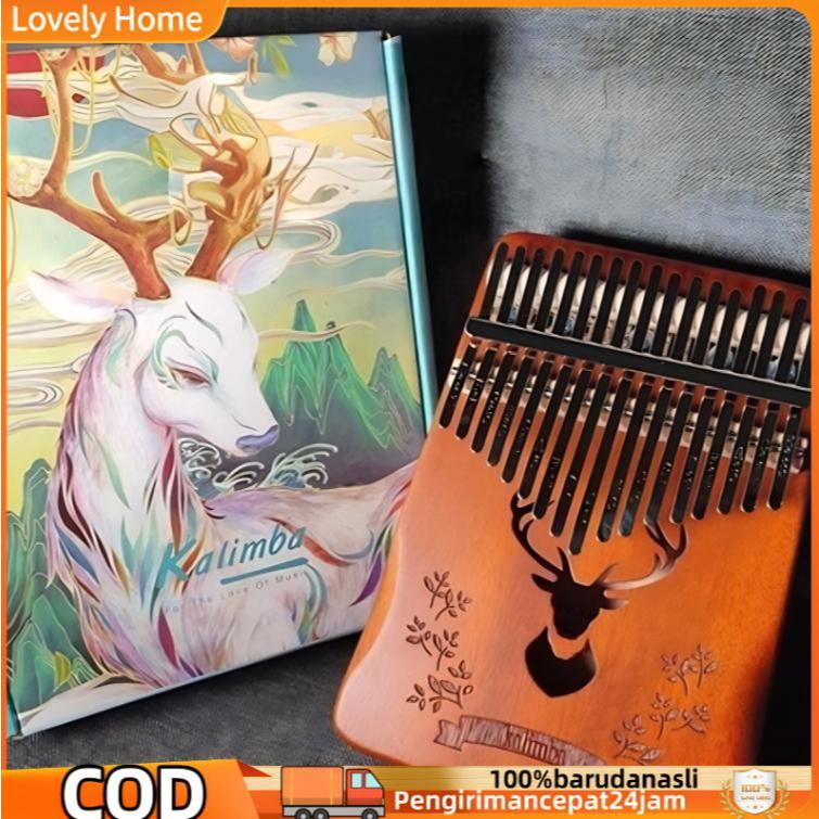 Kalimba 17 Kunci Piano Jari Alat Musik Piano Jari Kunci Piano Jempol Kayu Pemula Portabel Piano Jemp