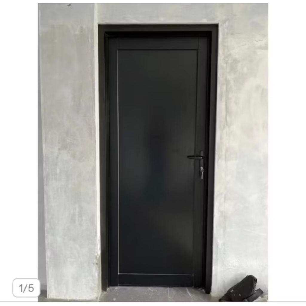 Daun Pintu Aluminium Panel ACP Ukuran Custom Tanpa Kusen