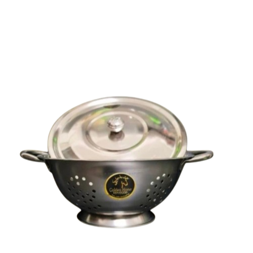 sangku nasi / bakul nasi + tutup stainless steel ukuran 24cm