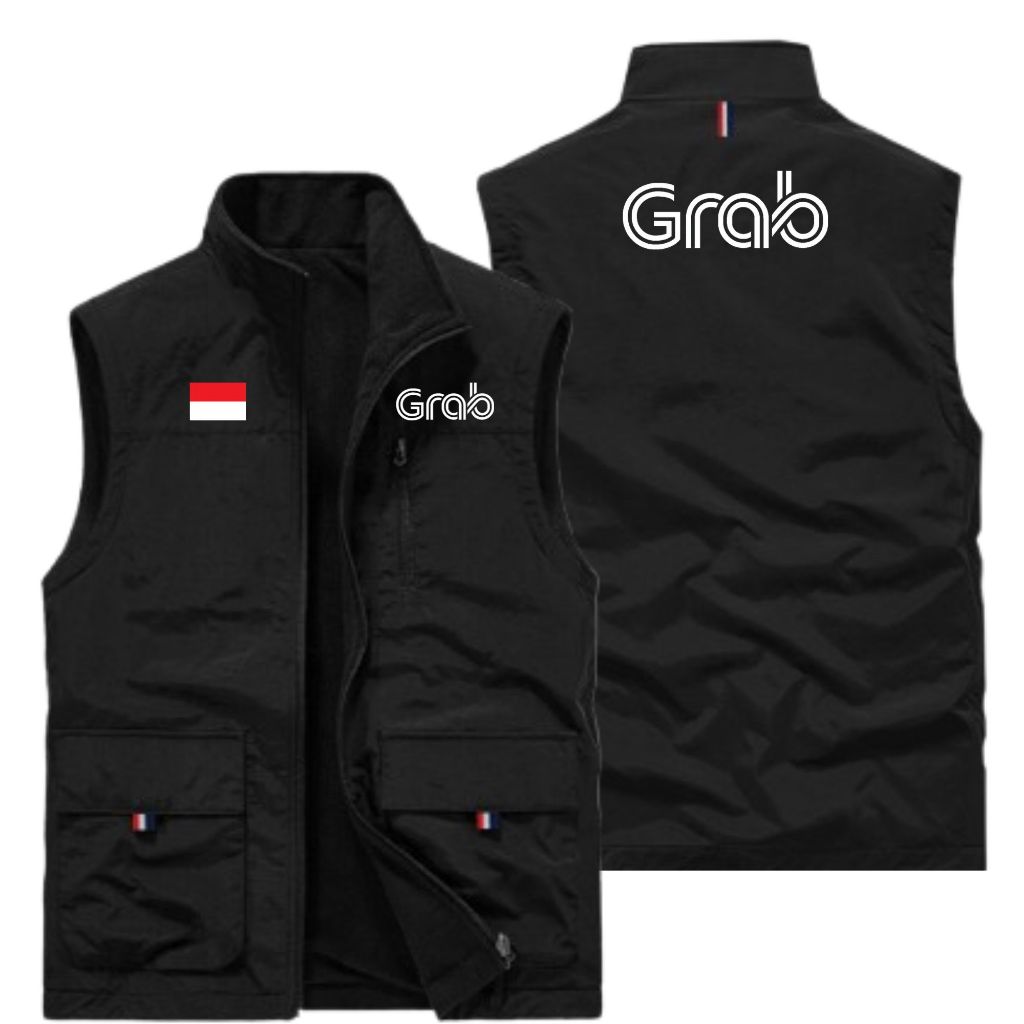 DISKON Rompi Pria / Rompi Outdoor Grab / Rompi Grab Variasi Warna / Rompi Grab Termurah