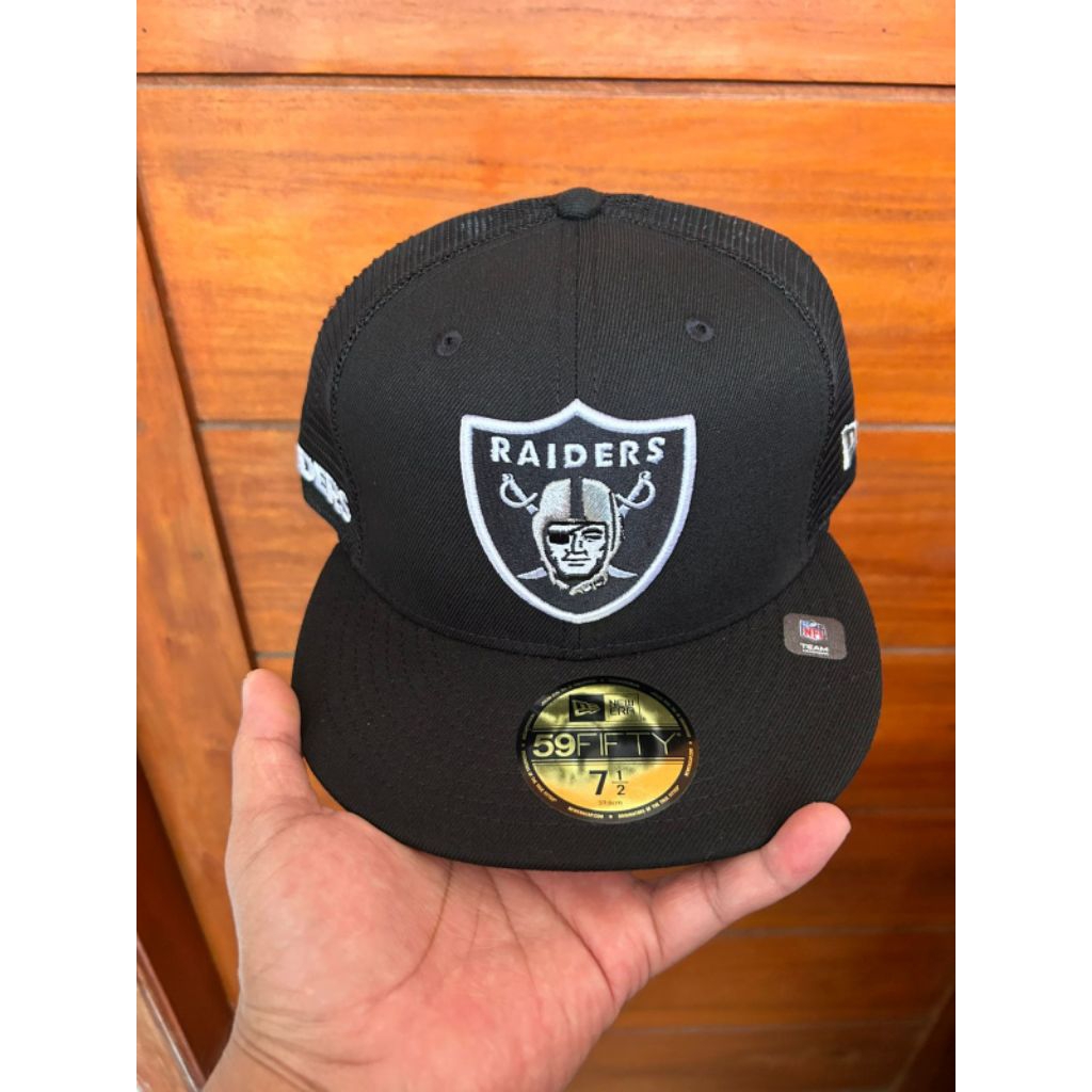 New Era 59fifty Trucker Logo Raiders Ori