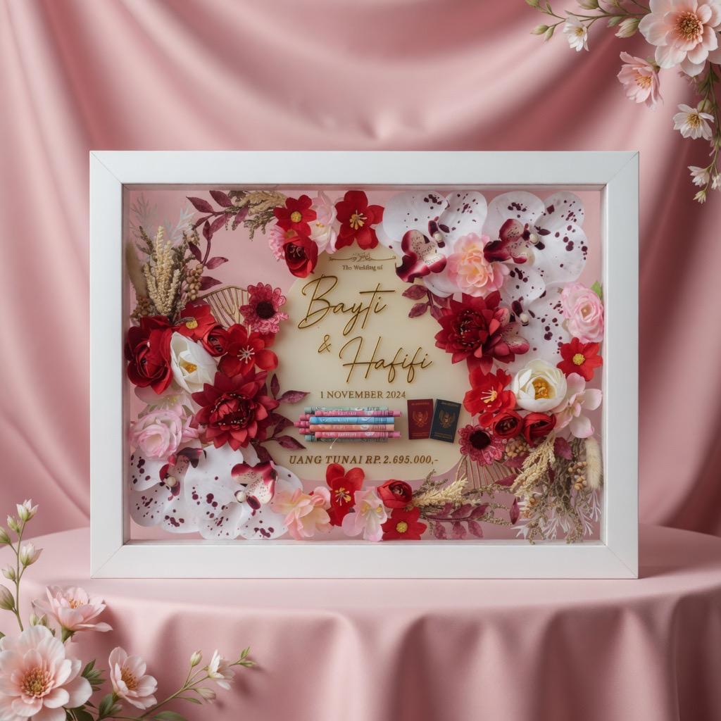 MAHAR PERNIKAHAN |FRAME AKRILIK | MAHAR TRANSPARAN / MAHAR AKRILIK PERNIKAHAN 30x40