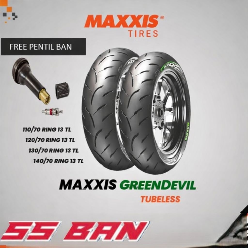 Ban Maxxis GreenDevil 90/80-17 120/70-17