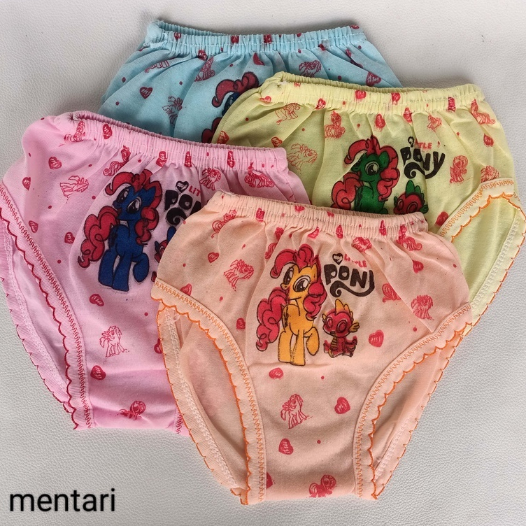 12 Pcs CD Obral Celana Dalam Anak Little Pony Cantik Murah