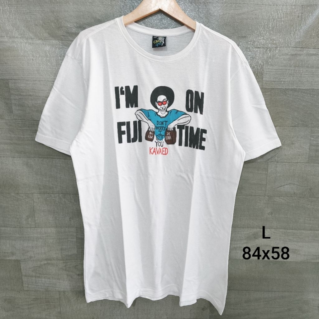 Kaos T-Shirt Crazy Jack Vintage White