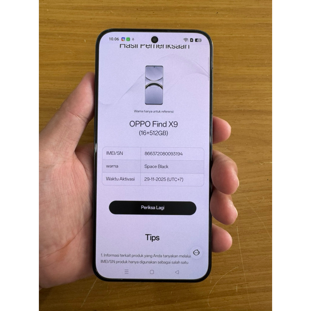 Oppo Find X9 Ram 16/512Gb Second