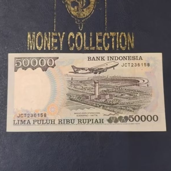 Uang kuno 50000 Suharto tahun 1995