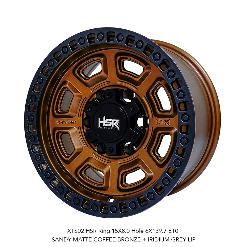 Velg mobil panther ring 15 lebar 8 HSR XTS02 lobang 6 - Teranno Blazer Hiave dll