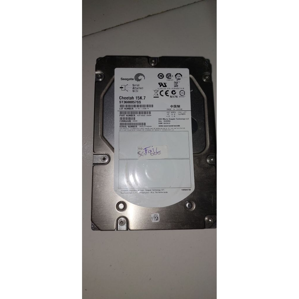 hardisk sas seagate 600 gb rusak 3.5 inch