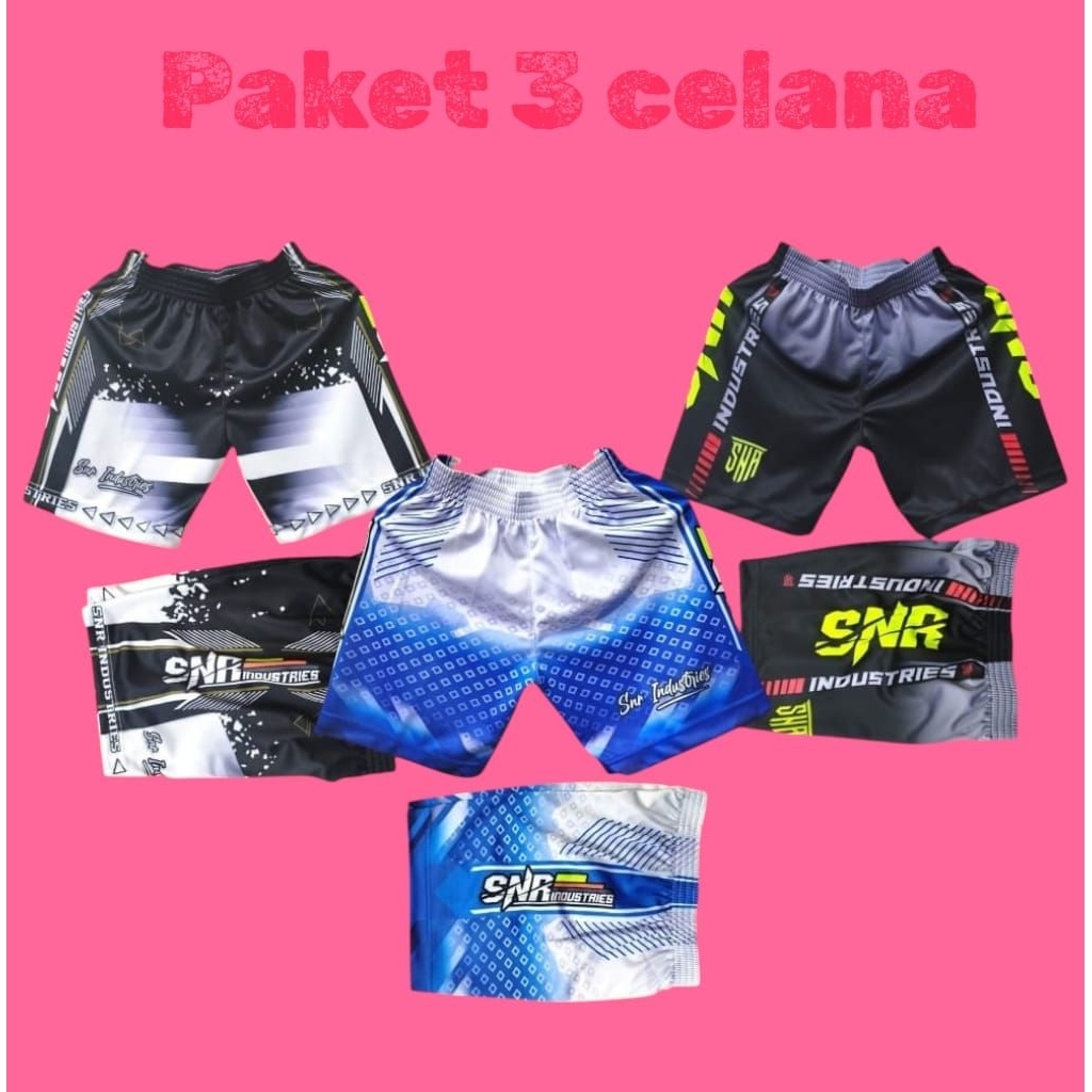 PAKET HEMAT CELANA SNR INDUSTRIES VOLI FULL PRINTING TARKAM VOLI PAKET CELANA SNR INDUSTRIES VOLI FU