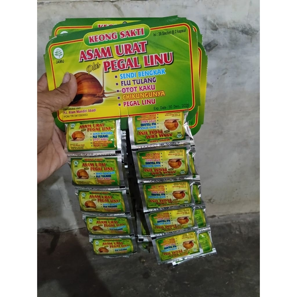 mas keong asam urat pegal linu100%original